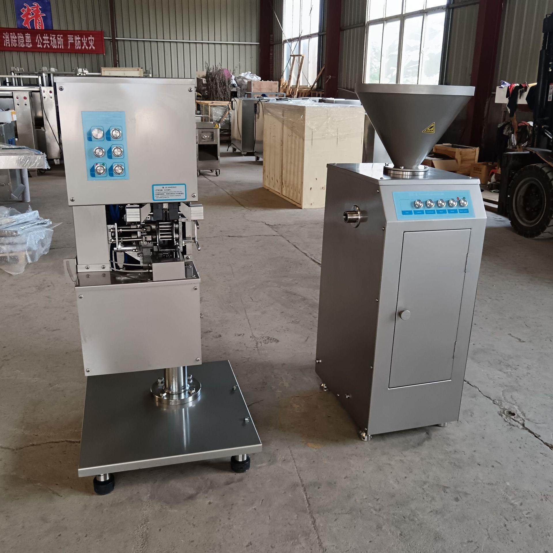 加工火腿肠机器火腿肠灌肠打卡一体设备灌肠机打卡机质保一年,淘宝优惠券,粉丝福利购,淘宝优惠卷