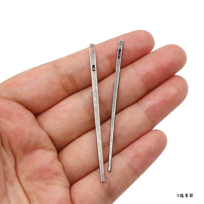 穿皮针皮线编织单孔皮线针枪色双孔工具扁头包边牛皮绳皮绳配件,淘宝优惠券,粉丝福利购,淘宝优惠卷