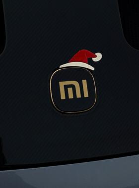 车窗适用于小米xiaomi红帽子贴纸