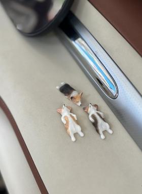 饰品百搭创意树脂仿真狗可爱
