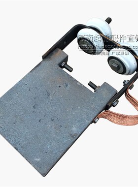 行车导电滑块 双梁起重机滑块  耐磨铸铁角铁导电块 滑触线集电器