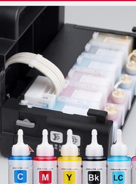 绘霸原装适用爱普生打印机墨水4色672补充装L360 L380黑色L310彩