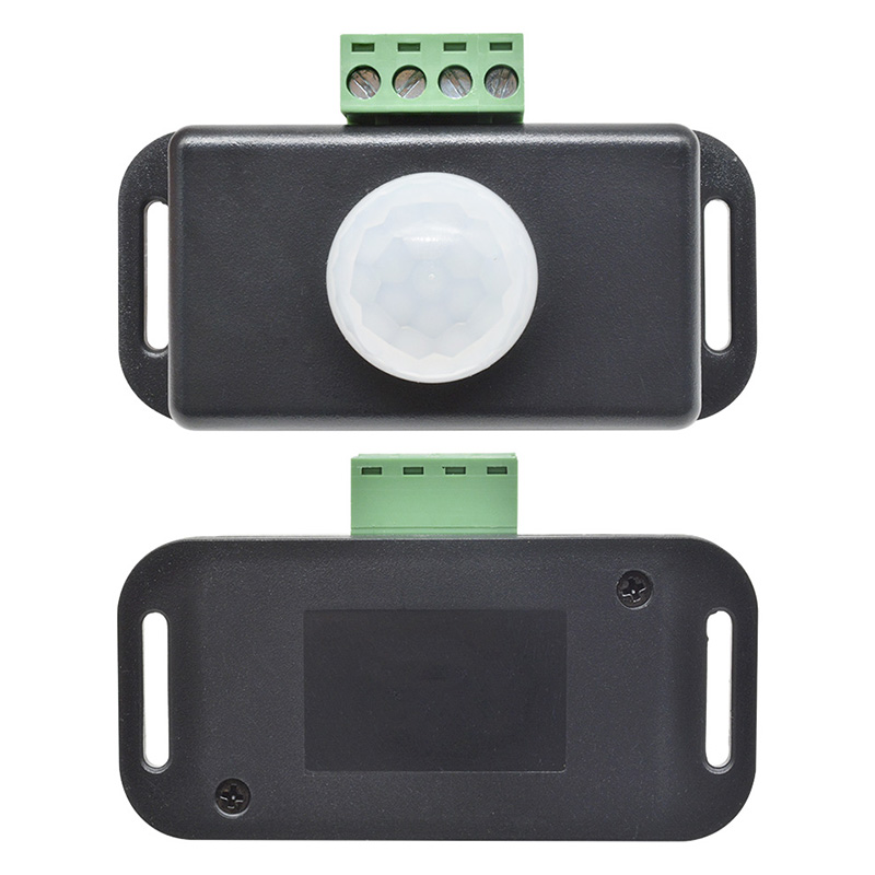 人体红外感应开关控制器LED灯带延迟感应8A12/24V单色灯条控制器 - 图3