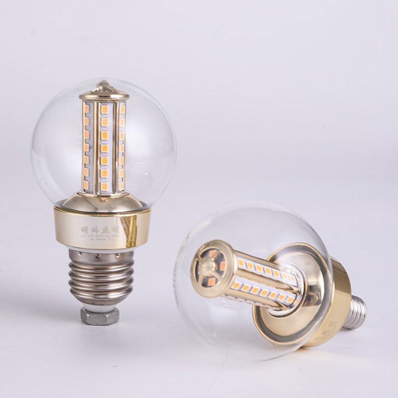 明炜Ra98全光谱护眼LED灯泡E14E27腊烛尖泡拉尾无频闪节能玉米灯,淘宝优惠券,粉丝福利购,淘宝优惠卷