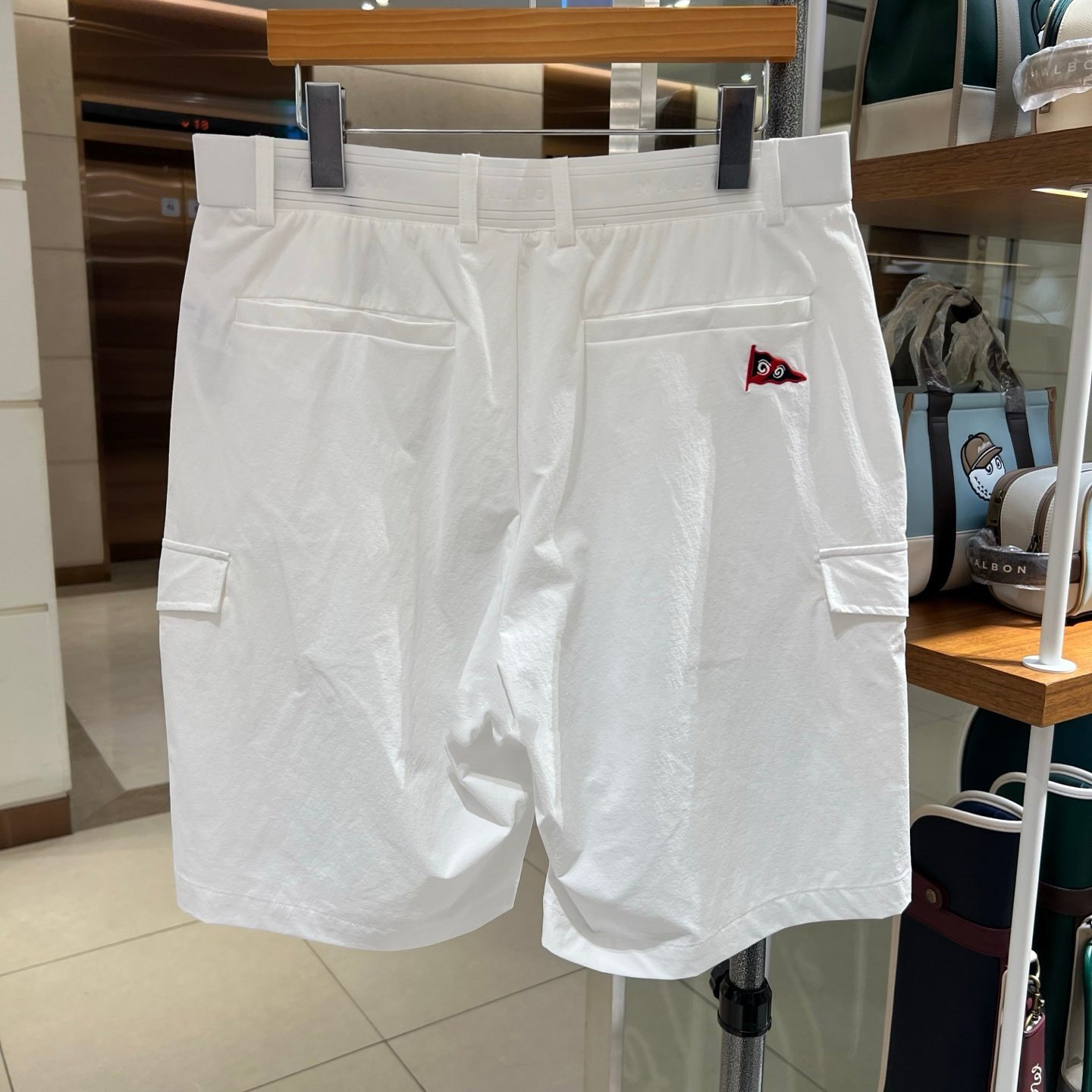 韩国高尔夫服装男士短裤2026春夏新款百搭字标golf运动松紧腰短裤,淘宝优惠券,粉丝福利购,淘宝优惠卷