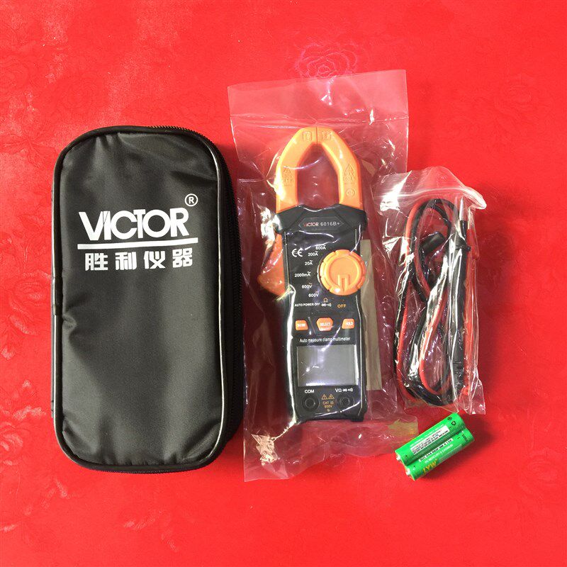 包邮胜利钳表 交流钳形表VICTOR VC6016B+ - 图2