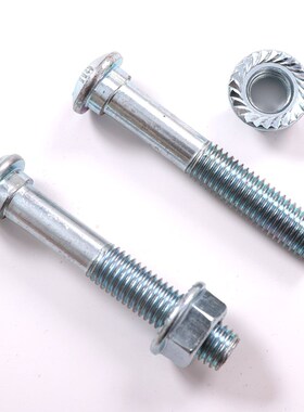 8.8级镀锌鱼尾螺栓 消防沟槽管件卡箍螺丝机械三通钢卡箍螺栓