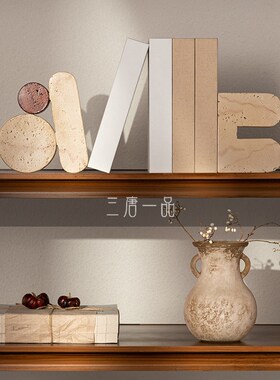 侘寂风壁龛放格民宿中古风书柜房间布置设计师搭配软饰品