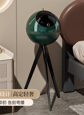 垃圾桶客厅高档家用卧室厨房高脚收纳桶大容量置物架免弯腰垃圾架