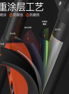 V45O多功能工程升降人字楼梯家用便携伸缩梯子铝合金加厚折叠