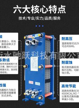 工业污油水冷热交换器采暖BR型板式换热器可拆卸板式换热机组