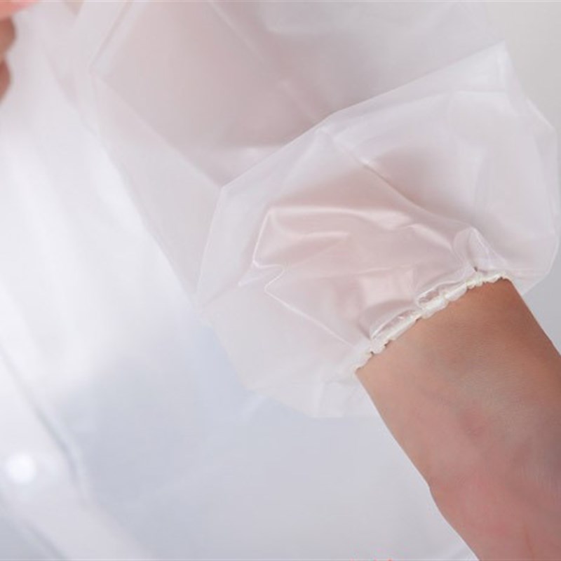 时尚透明分体雨衣雨裤套装成人男女情侣户外大码胖子防水衣裤 - 图1