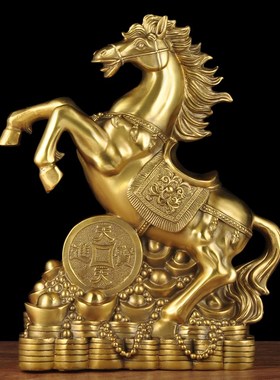 马到成功摆件铜马招财客厅玄关乔迁新居礼物总经理办公室商务礼品