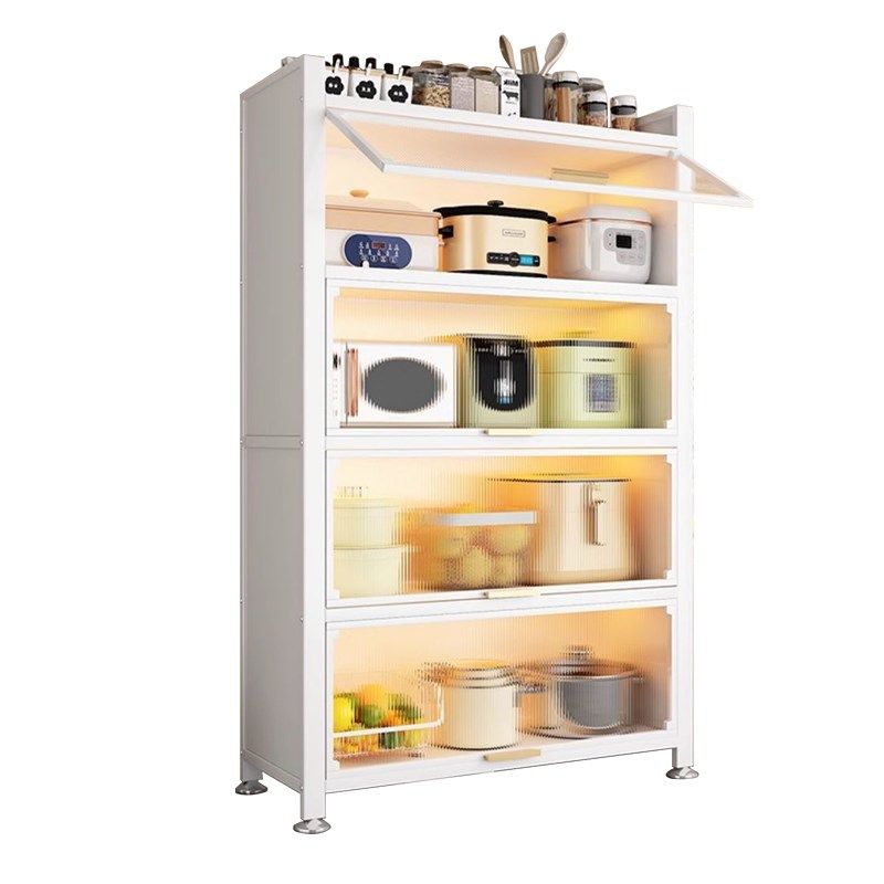 家用厨房置物架多层收纳柜子多功能碗碟餐边柜防尘橱柜落地储物柜,淘宝优惠券,粉丝福利购,淘宝优惠卷