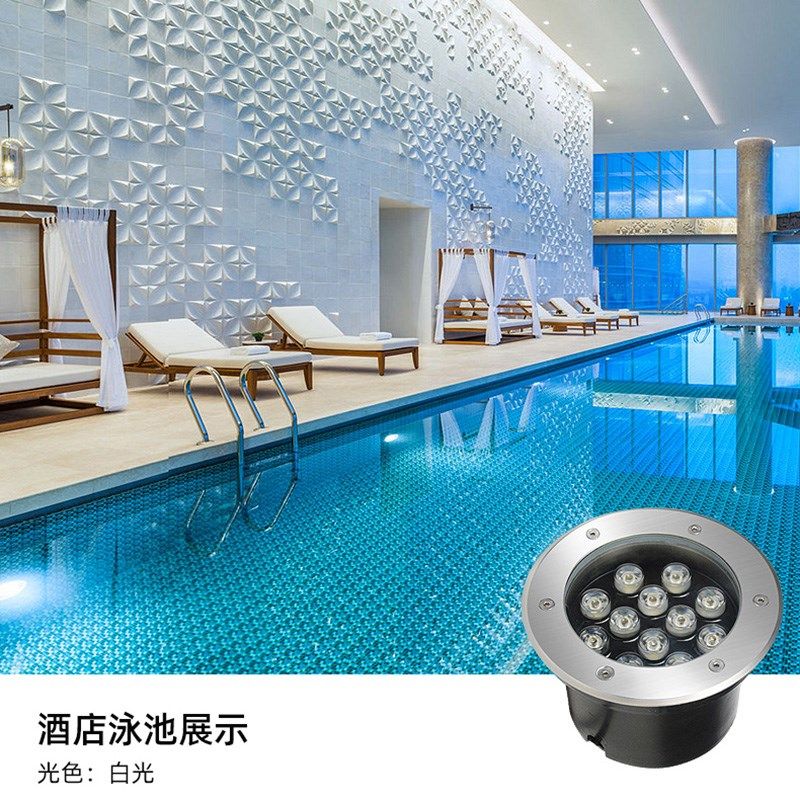 LED水底灯水下地埋灯七彩24V不锈钢鱼池灯防水泳池壁灯嵌入式射灯,淘宝优惠券,粉丝福利购,淘宝优惠卷