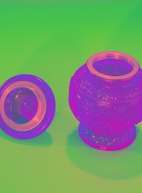 琉璃八吉祥摩尼宝瓶供瓶密宗法器财神供奉可装藏莲花宝瓶藏式摆件