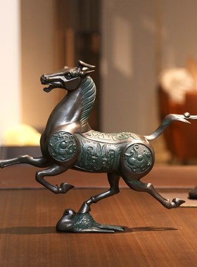 采购产品马踏和飞燕子黄铜马为朋友开商店,房子,公司房子开业,移