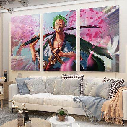 海贼王海报艾斯贴纸挂画 画电竞脑男童房间卧室布置网咖游戏墙面,淘宝优惠券,粉丝福利购,淘宝优惠卷