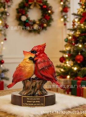 跨境新品Red Bishop Statue红衣主教树脂雕像桌面装饰品礼品摆件
