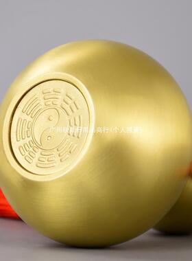 铜葫芦摆件纯黄铜开口葫芦挂件客厅家居办公室摆设装饰家用礼品