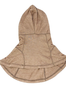 森林防火双层芳纶头套灭火阻燃头罩卡其色防火护颈面罩