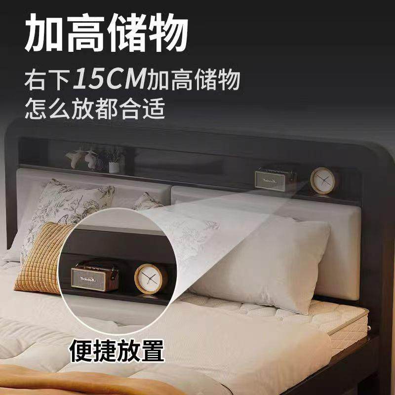 铁艺床家用主卧双人床1.5米单人宿舍加厚铁架床出租房用1.2米铁床,淘宝优惠券,粉丝福利购,淘宝优惠卷