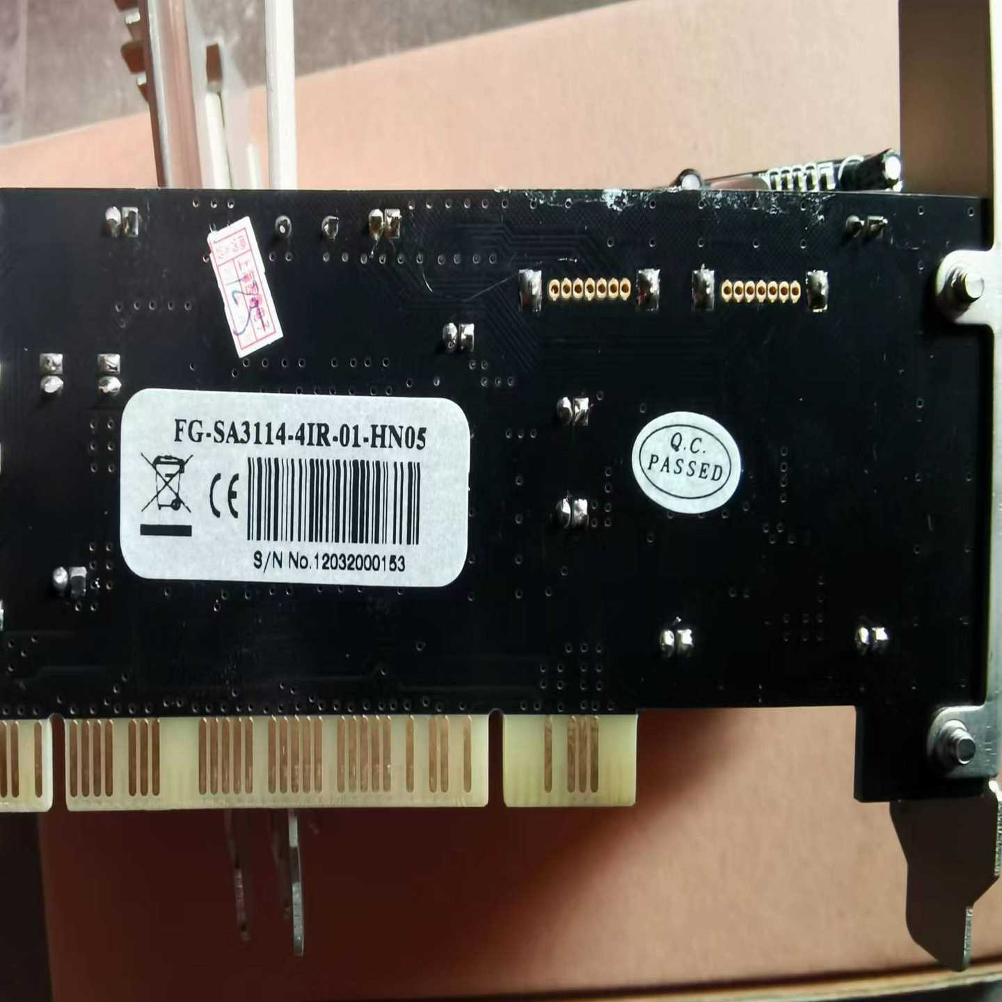 【议价】PCI转SAT阵列卡。FG-SA3114-4IRSATA - 图0