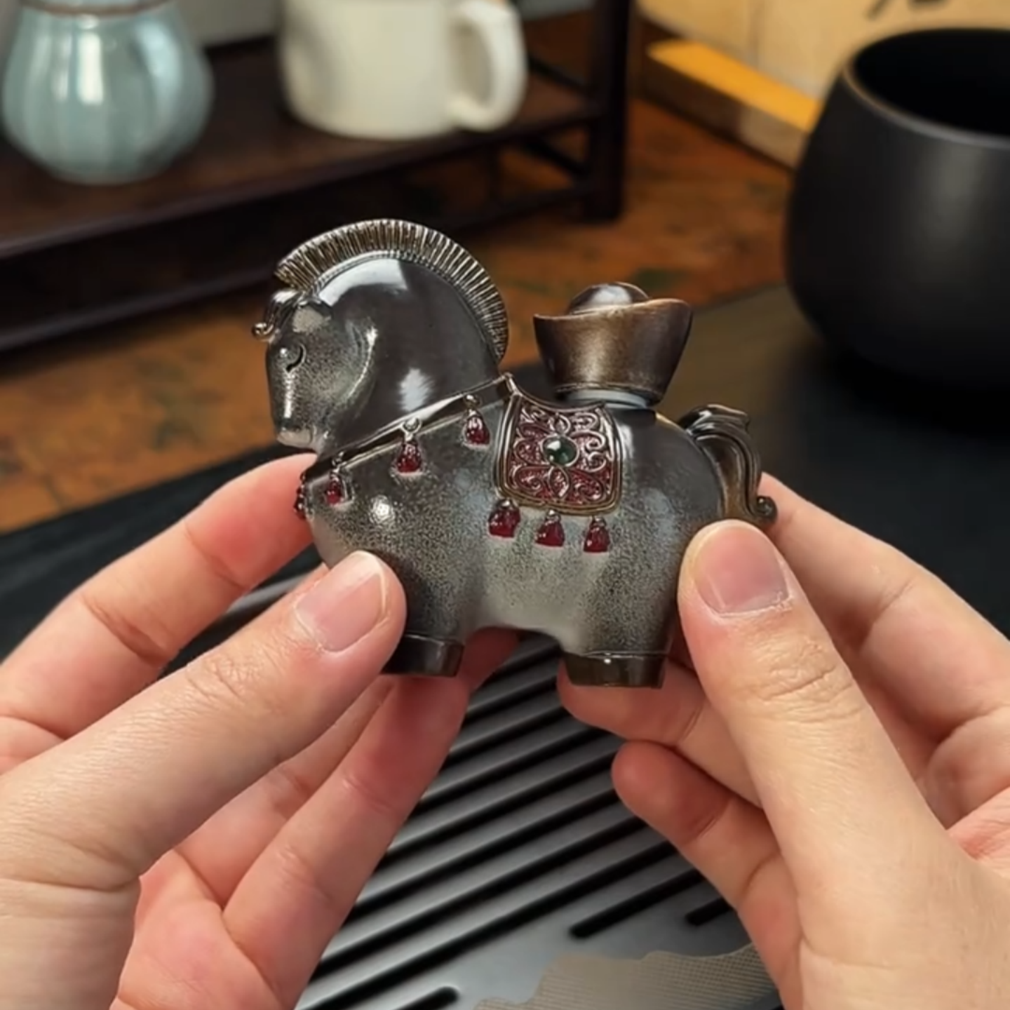 马上有钱茶宠小摆件可变色茶桌台招财装饰品送给老外实用创意礼物,淘宝优惠券,粉丝福利购,淘宝优惠卷