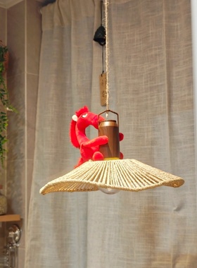 红色小马吊灯装饰玩偶挂件2026马年吉祥物新年喜庆氛围创意小挂饰