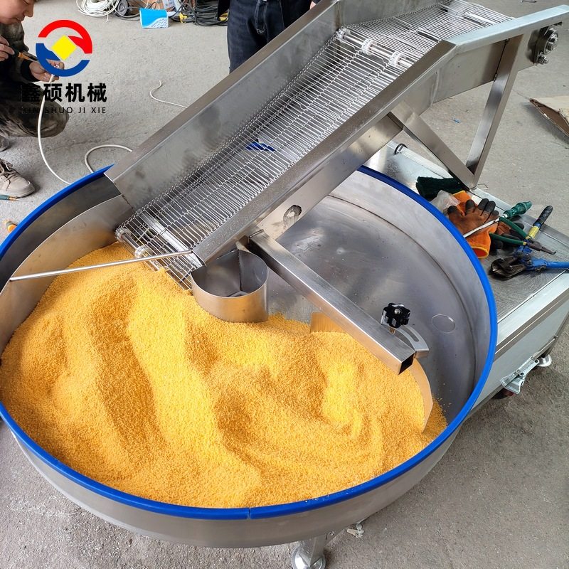 全自动汉堡肉饼平行上粉机 鸡排上浆裹粉设备 鸡胸肉上粉上糠机器,淘宝优惠券,粉丝福利购,淘宝优惠卷
