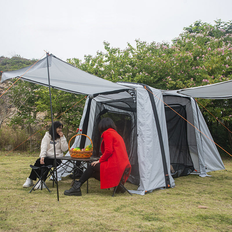 定制充气车尾帐篷 户外双层速开车载帐篷便携可折叠车尾延伸帐篷,淘宝优惠券,粉丝福利购,淘宝优惠卷