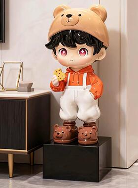 大型落地潮玩摆件存钱罐轻奢高级客厅电视柜旁家居装饰品乔迁礼品