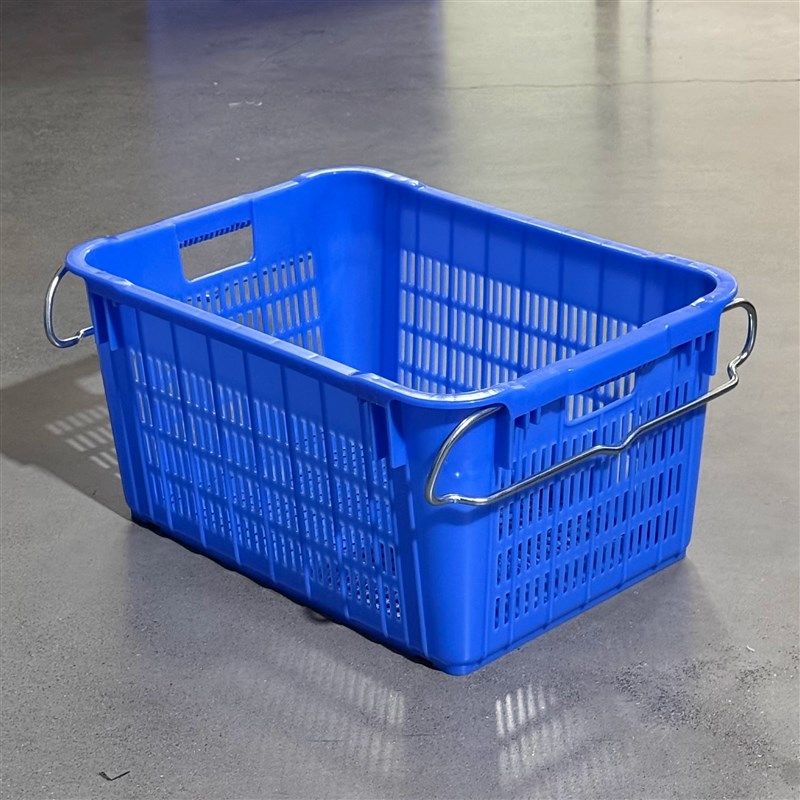 周转筐塑料带铁耳蔬菜筐水果筐服装筐储物筐收纳筐加厚胶框塑料筐,淘宝优惠券,粉丝福利购,淘宝优惠卷