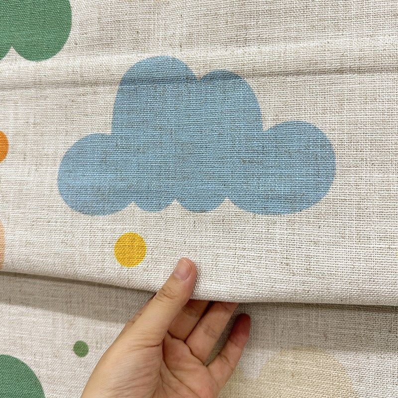 彩色云朵布百叶/罗马帘/升降帘  卡通儿童房可爱定制亚麻环保窗帘,淘宝优惠券,粉丝福利购,淘宝优惠卷