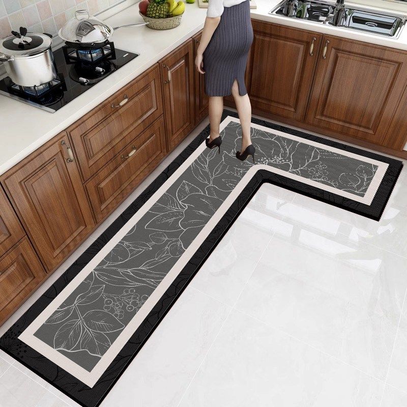 2025新款厨房地垫防滑防油可擦免洗转角脚垫L型专用吸水耐脏垫子,淘宝优惠券,粉丝福利购,淘宝优惠卷