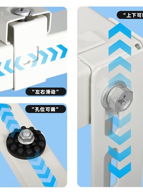 中央空调外机支架配件节省空间落地双层叠放减震防震降噪架子3p架