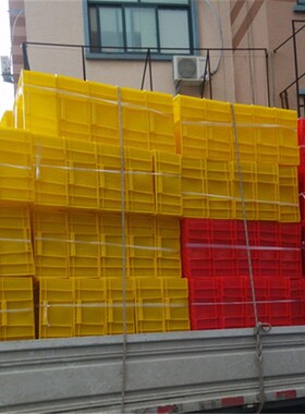 爆款加厚零件盒长方形周转箱物料盒配件螺丝工具盒塑料盒子分类
