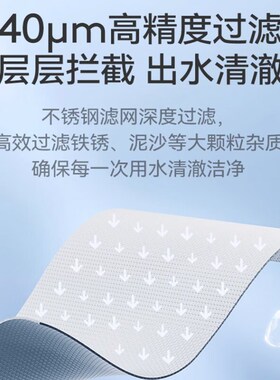典丞全屋自来水前置铜反冲洗全自动洗进入户管井水地