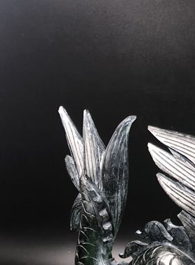 纯手工天然独山玉龙动物桌面摆件家居客简约摆放厅朋友送礼工艺品