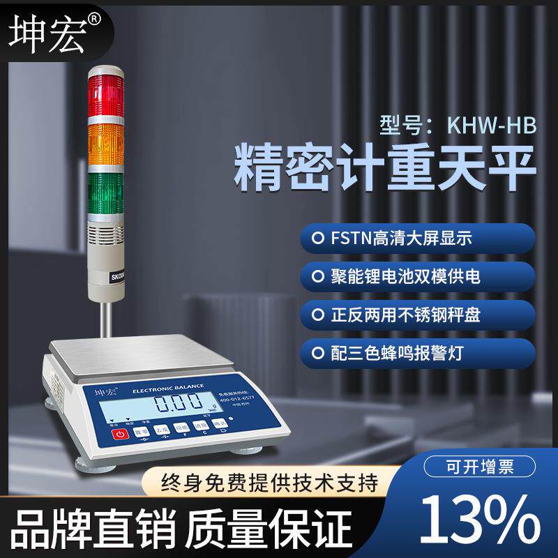 电子天平00g-6000g蓝牙WIFI以太网RS485模拟量报警灯秤 - 图2