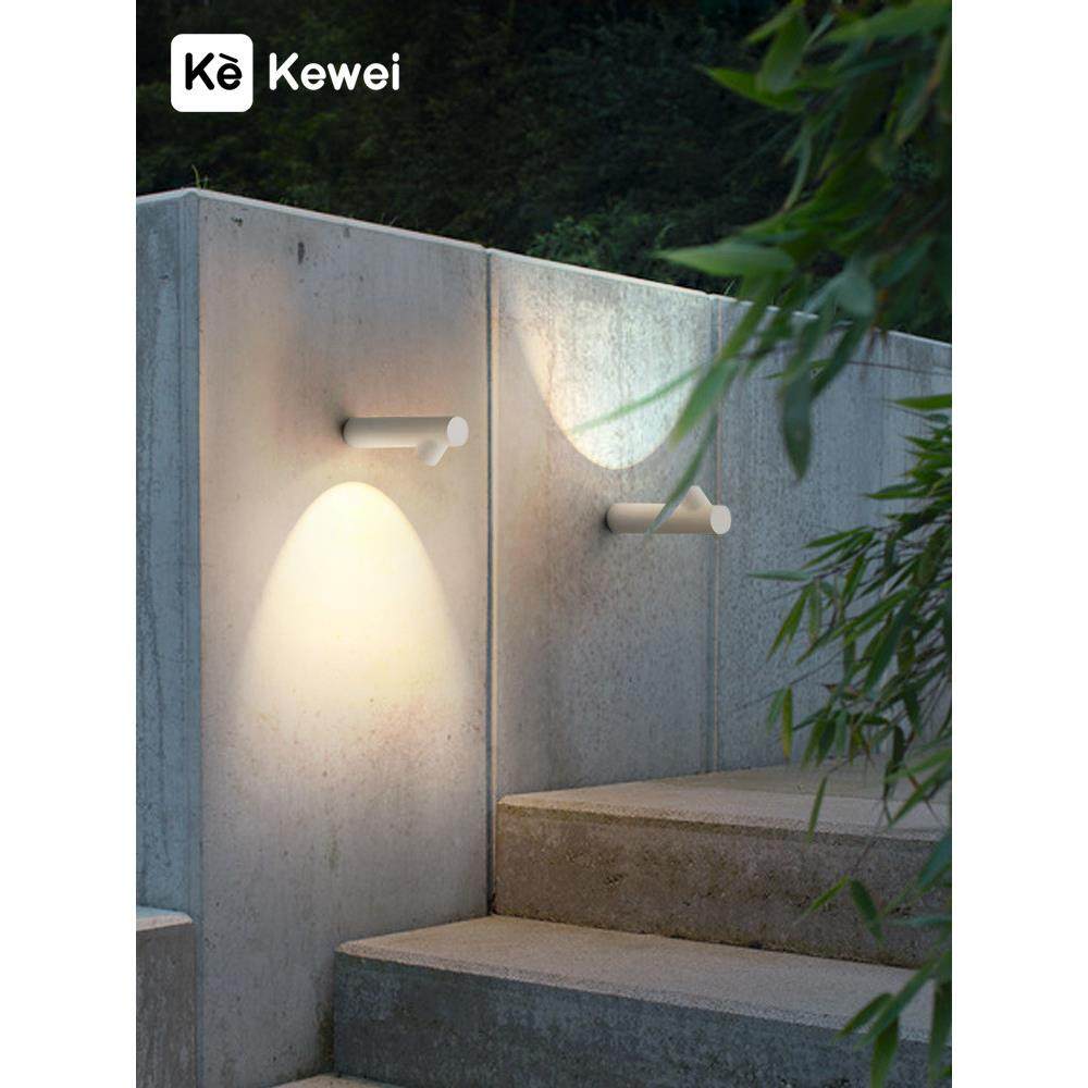 刻为led户外壁灯简约外墙防水竹节灯园林景观灯庭院灯入户门前灯,淘宝优惠券,粉丝福利购,淘宝优惠卷