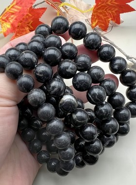 泰国龙宫舍利手串黑金刚舍利手链女男天然洞内原矿水晶手饰品礼物