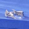 Retro trendy cool ring for women with simple temperament 925 silver ins style bat wing ring fashion niche hand jewelry
