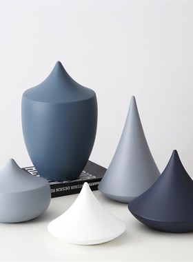 新中式摆件现代简约软装饰品售楼处样板房间客厅玄关酒柜假山摆设