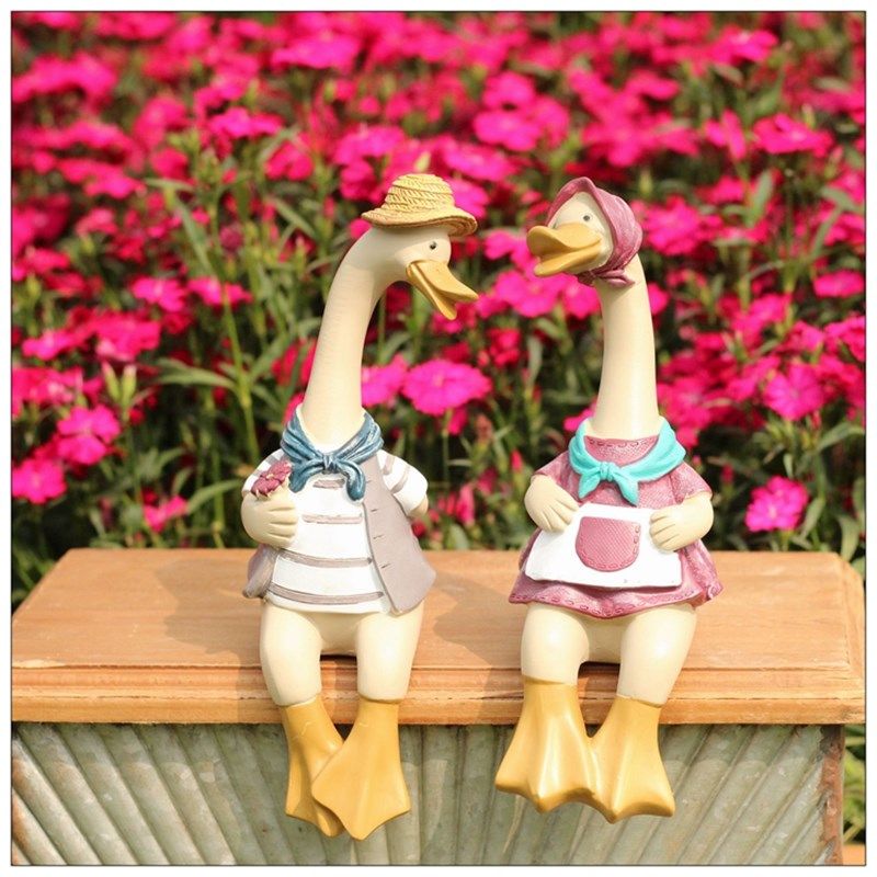 花园摆件造景庭院装饰鸭子阳台布置民宿别墅户外室外创意摆设露台,淘宝优惠券,粉丝福利购,淘宝优惠卷