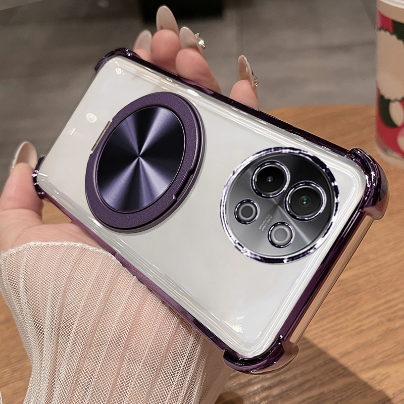 适用vivoS18e手机壳vivo透明保护S18e硅胶套V2334A自带镜头膜vovis气囊全包防摔viovs男女vovos新款vivis高级 - 图2