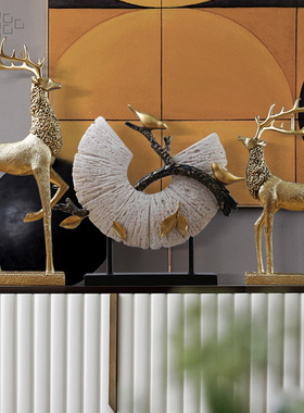 欧式鹿家居装饰品电视柜摆件客厅创意工艺品送礼闺蜜结婚礼物