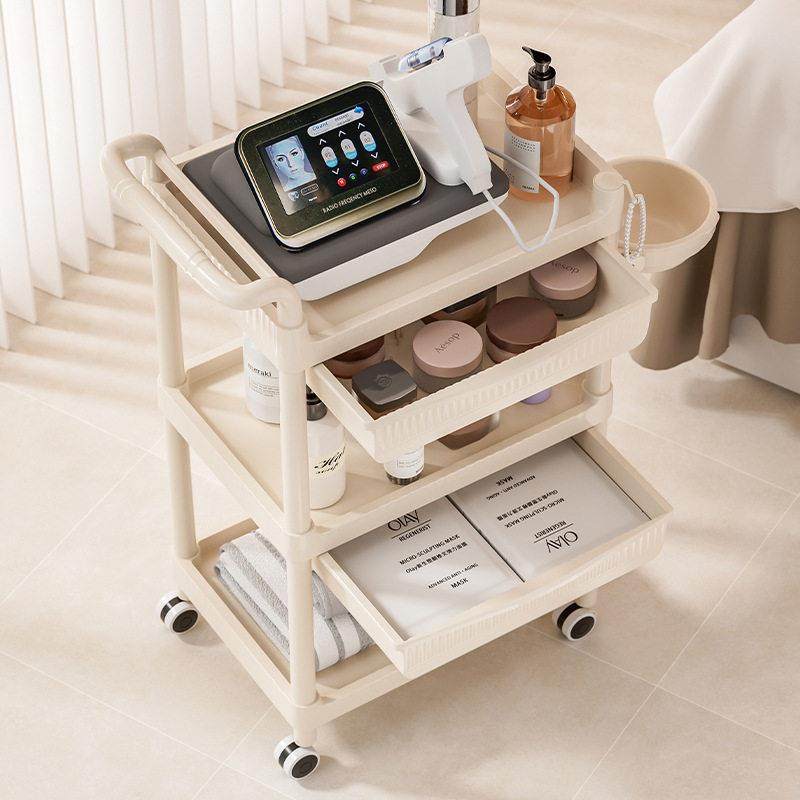 台式美容仪器美容院专用小推车小气泡底座支架移动工具车置物架,淘宝优惠券,粉丝福利购,淘宝优惠卷