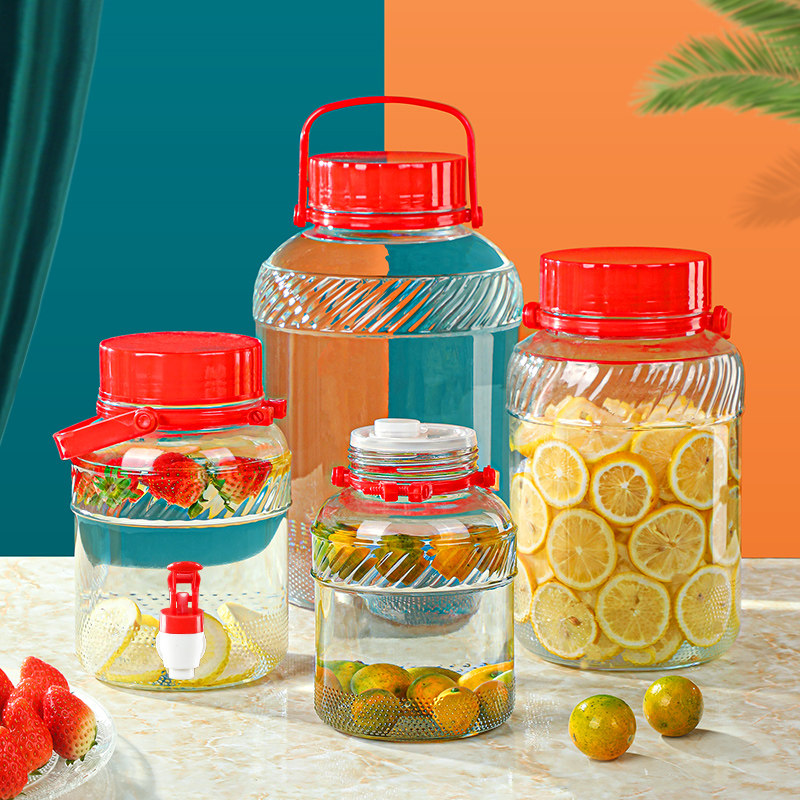 泡酒玻璃瓶青梅泡酒玻璃瓶密封罐自酿葡萄酒瓶腌制泡菜坛玻璃罐,淘宝优惠券,粉丝福利购,淘宝优惠卷