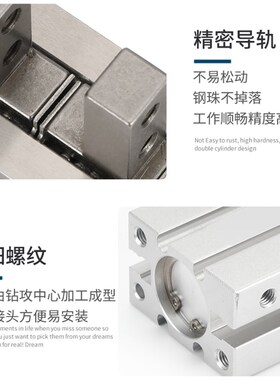 机械手平型手指气缸16D夹头治具内撑外夹弧行夹具夹片加长夹爪架